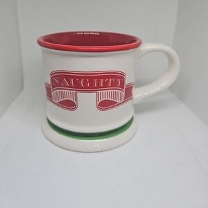 Tag Naughty or Nice 16 Oz Coffee Tea or Hot Chocolate Mug Cup 4" T x 4 1/4"